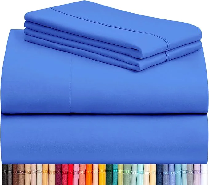 Advanced LuxClub 4 PC Sheet Set Bed Sheets Deep Pockets 16 Eco Friendly Wrinkle Breathable