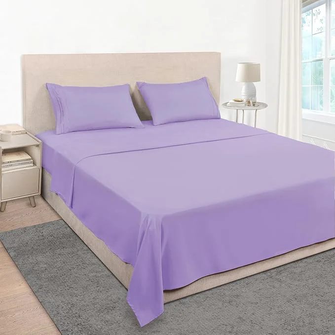 Outstanding Mejoroom King Size Bed Sheet Set Pure