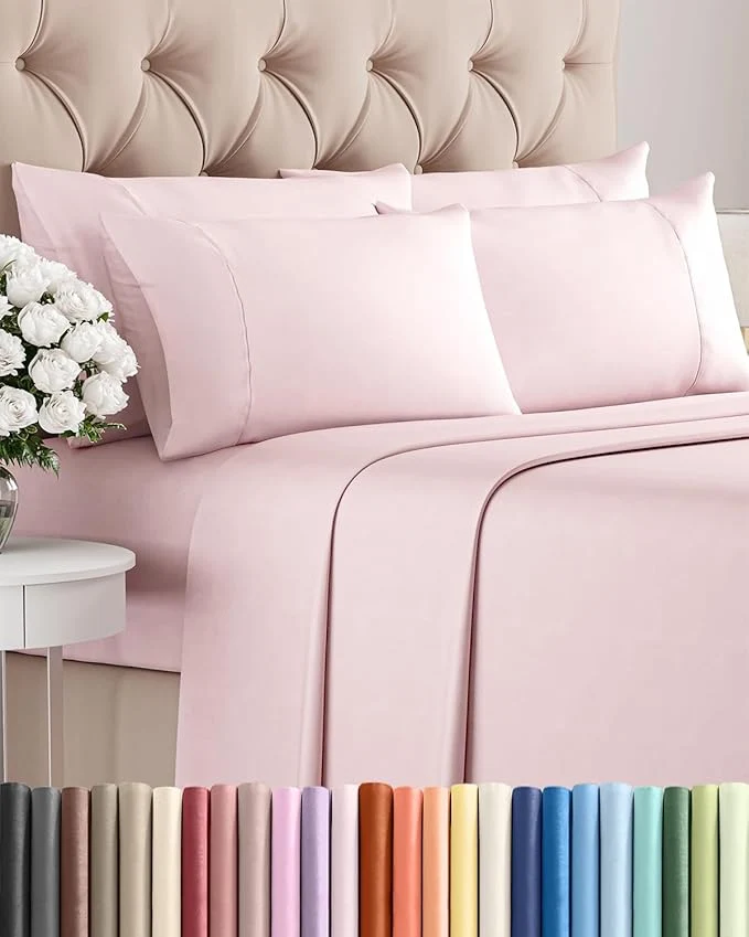 Solid King 6 Piece Sheet Set Casual