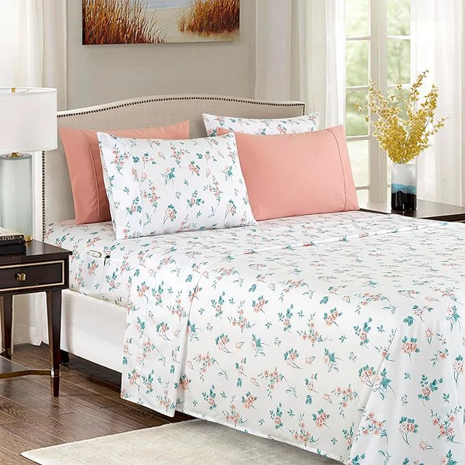 Certified Elegant Comfort Softest and Coziest 6-Piece Sheet Set Easy-to-Use