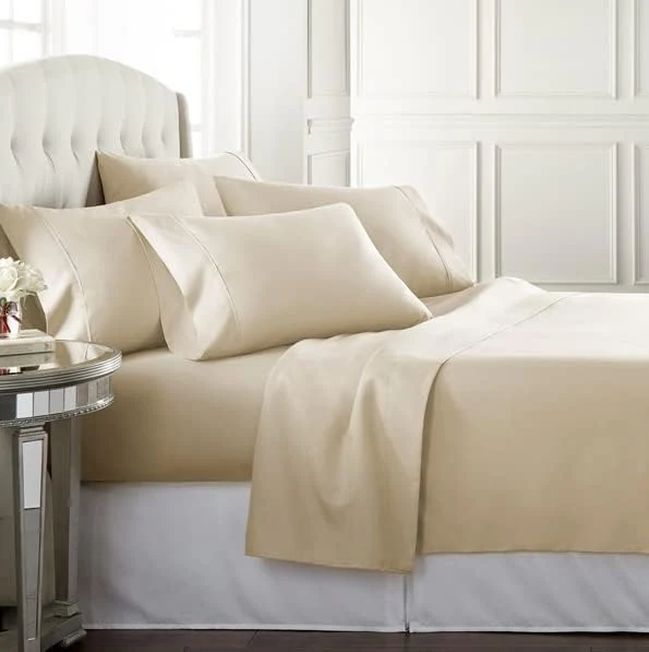Verified Danjor Linens Bed Sheet Set Cal King Clean