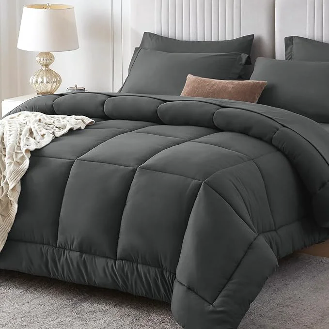 Functional Sasttie Twin XL Comforter Set 5 Pieces Twin XL Bed in a Bag Complete Bedding Original