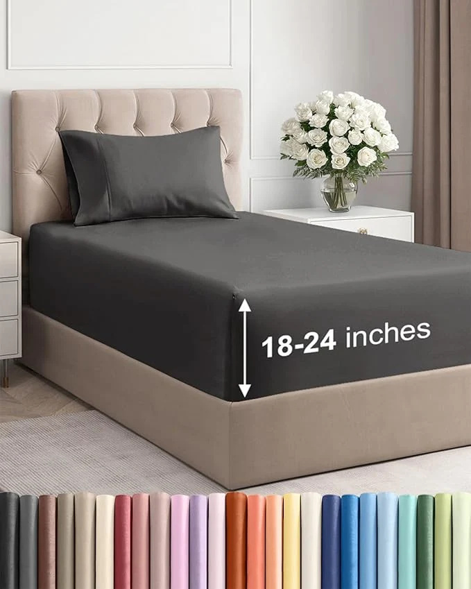 Modern Extra Deep Twin Sheet Set Casual