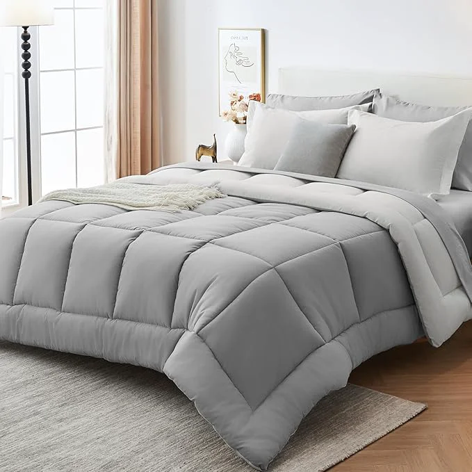 Flexible Sasttie Full Size Comforter Sets 7 Pieces Reversible Bed in a Bag Full Innovative