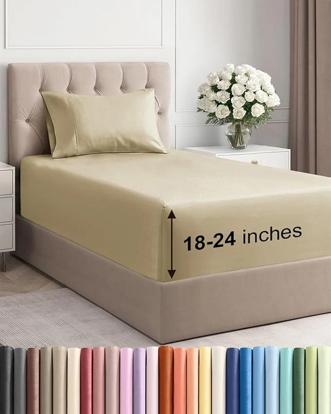 High-Performance Extra Deep Twin Sheet Set Selected