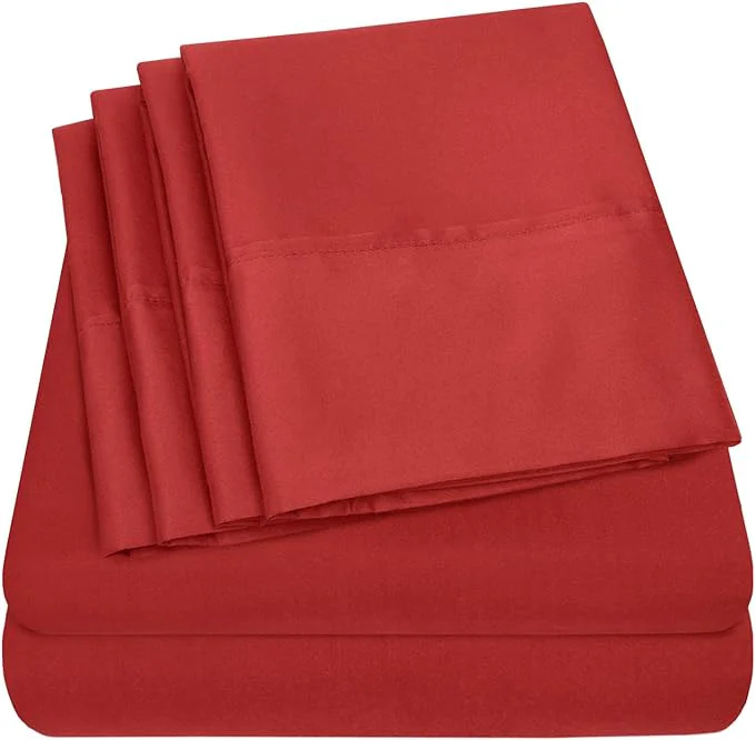 High-Performance Sweet Home Collection 6 Piece 1500 Supreme Collection Brushed Microfiber Deep Reusable