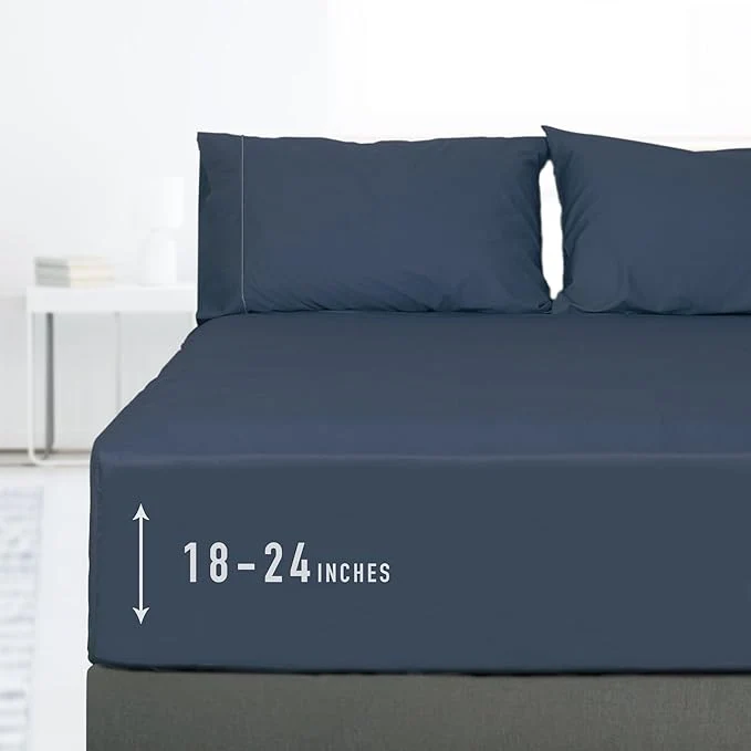 Original Design Sunflower Full Fitted Sheet 1-Piece Extra Deep Pocket Fitted Bottom Sheet 22 Premium