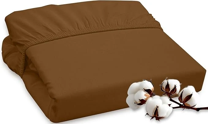 Durable ROYALE LINENS 300 Thread Count Long Staple Combed Cotton Fitted Sheet Twin Consistent