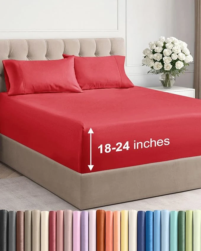 Sustainable Extra Deep Cal King Sheet Set Certified
