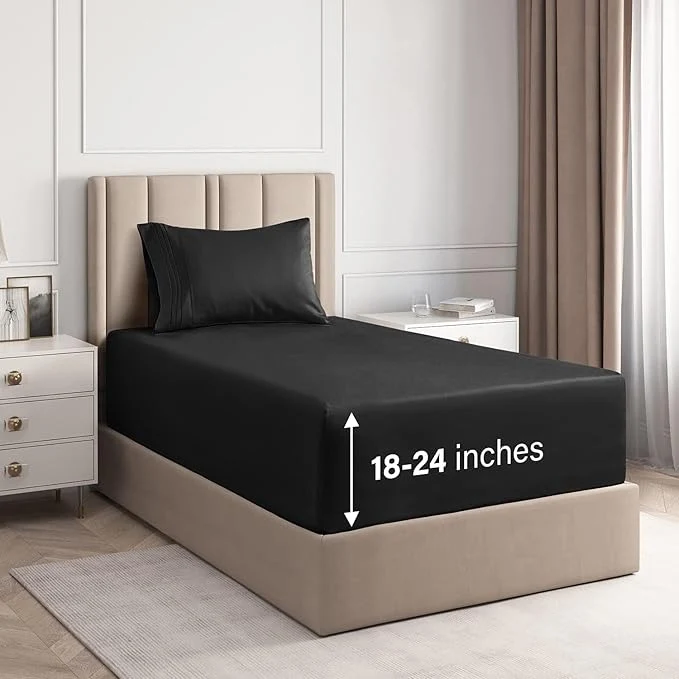 Trendy Extra Deep Twin XL Sheet Set Casual