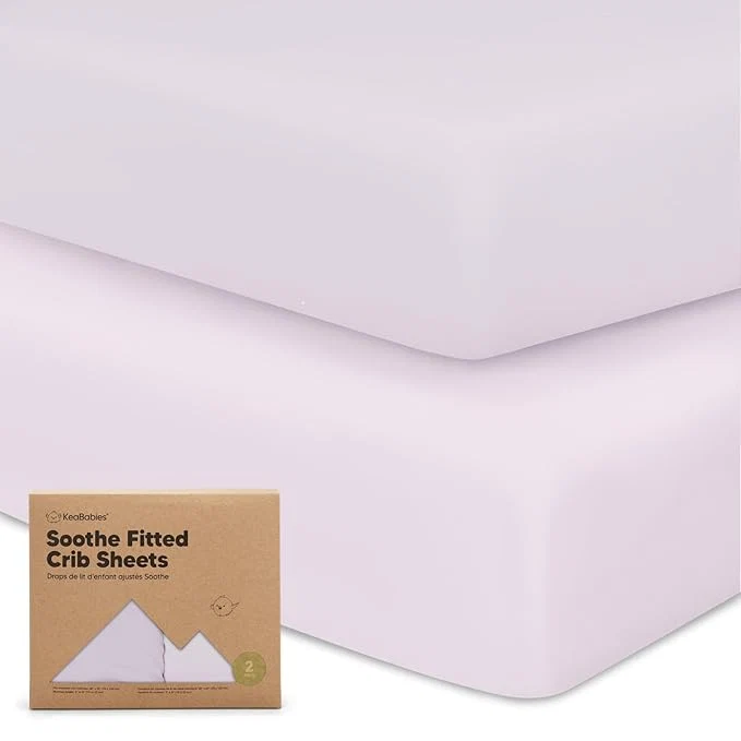 Elite KeaBabies 2-Pack Organic Crib Sheets Soft