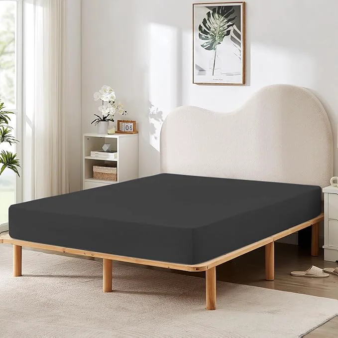 High-End HBHLFZ Twin Fitted Sheet Only Soft Breathable Bottom Sheet