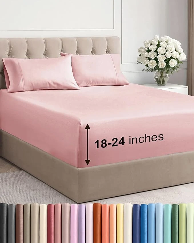 Crafted Extra Deep Queen Sheet Set Breathable