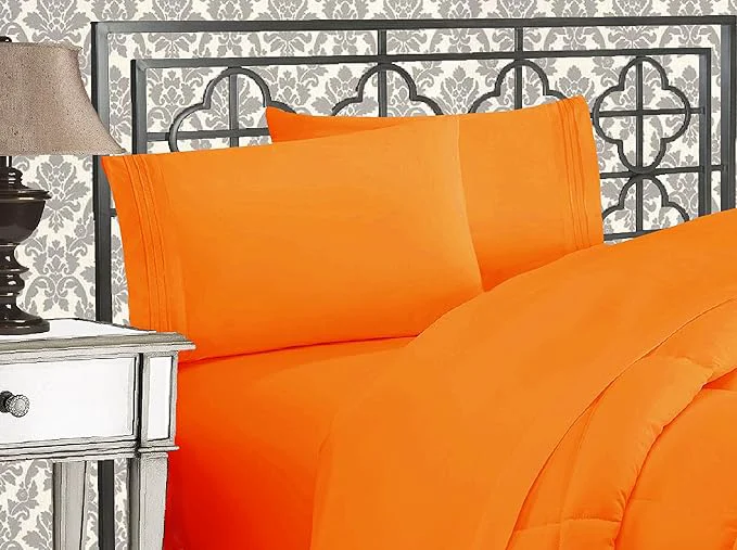 Sophisticated Elegant Comfort Luxurious 1500 Premium Hotel Quality Microfiber Three Line Long-Lasting