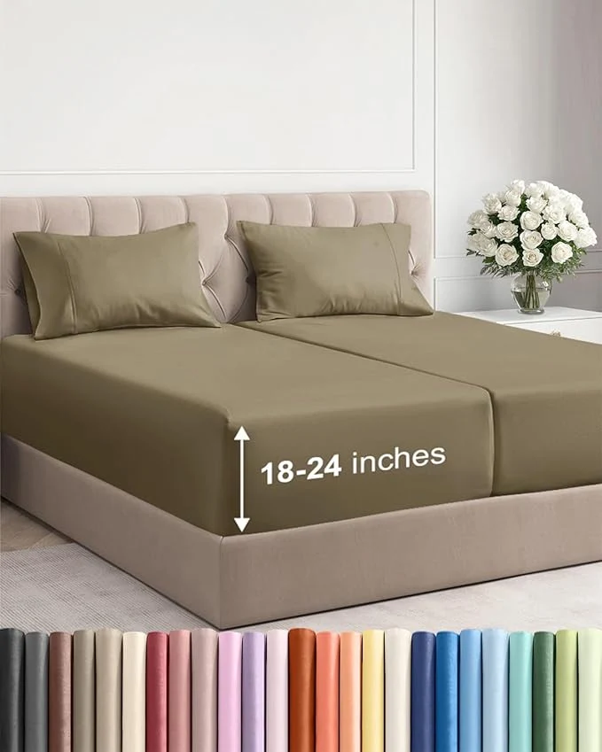 Reliable Extra Deep Split King Sheet Set Advanced