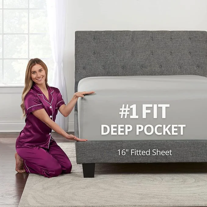 Excellent DeaLuxe Fitted Sheet 16 Clean