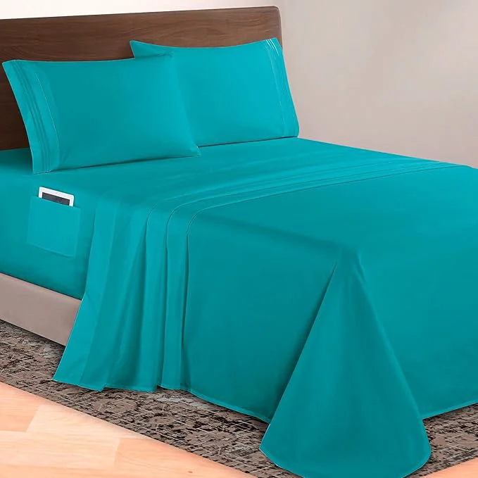 Carefully Designed Elegant Comfort Luxurious 1500 Premium Hotel Quality Microfiber 4-Piece Sheet Optimized