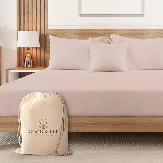 Long-Lasting Good Sleep Bedding Queen Fitted Sheet Premium Material