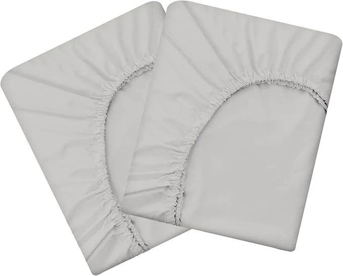 Trusted HBHLFZ Twin XL Fitted Sheet Only 2 Pack Soft Breathable Bottom Sheet Stylish