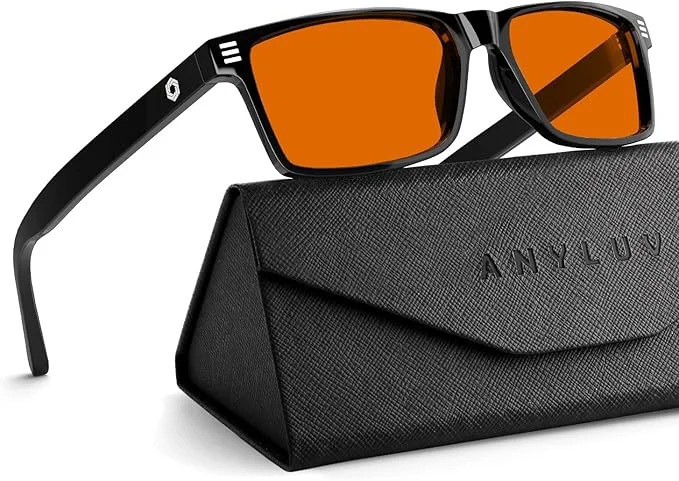 Organic ANYLUV Blue Light Glasses Men Woman Eye Strain Relief Eye Protection Superior