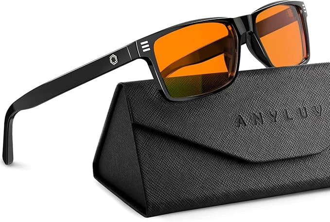 Certified ANYLUV Blue Light Glasses Men Woman Eye Strain Relief Eye Protection Prestigious