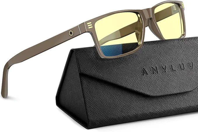 Genuine ANYLUV Blue Light Glasses Men Woman Eye Strain Relief Eye Protection User-Friendly