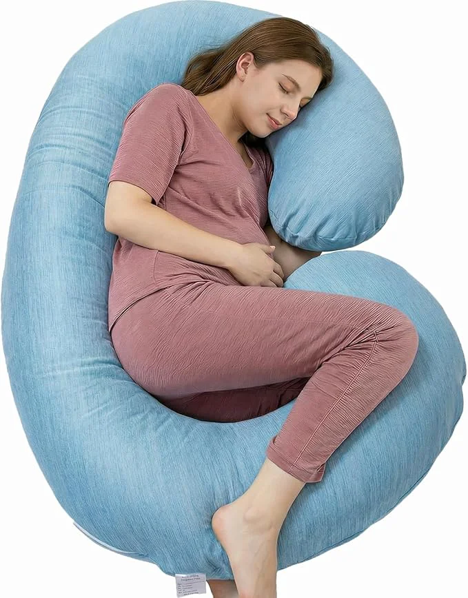 Premium Material 1 MIDDLE ONE Pregnancy Pillow C Shaped Full Body Pillow Exceptional
