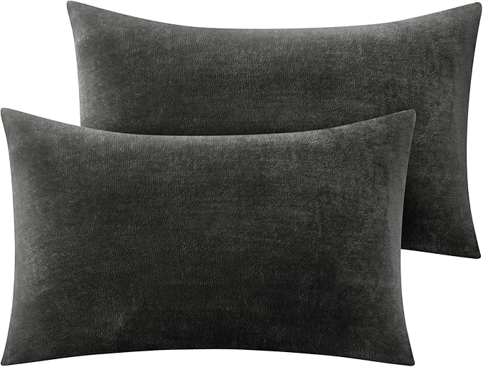 Trusted BEDELITE Flannel King Size Pillow Cases Set of 2 Super Soft Fleece Pillowcases High-Grade