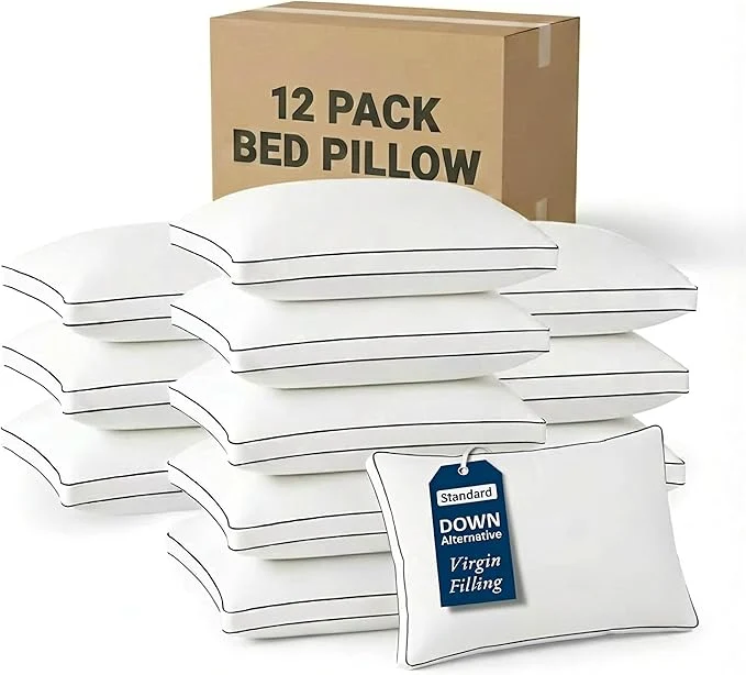 Fast LANE LINEN Pillows Standard Size Set of 12 Carefully Designed