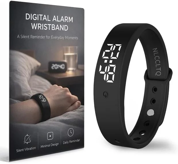 Elegant Effective Alarm Clocks for Deep Sleepers Silent Vibrating Wristband Shock Wrist Specialty