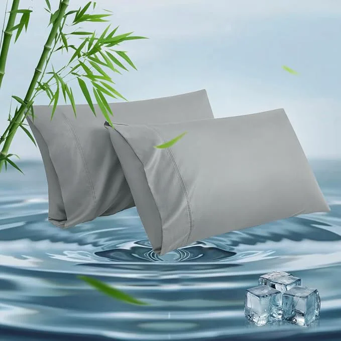 Consistent Queen Pillowcases Cooling Viscose from Bamboo Pillow Covers Luxury
