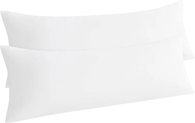 Fine NTBAY Body Pillow Cases Set of 2 2 Pack Brushed Microfiber 20×54 Pillow Cases Practical