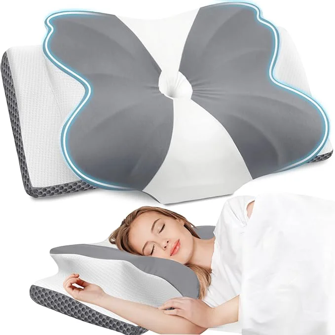 Elegant CloudBliss Cervical Memory Foam Pillow Powerful
