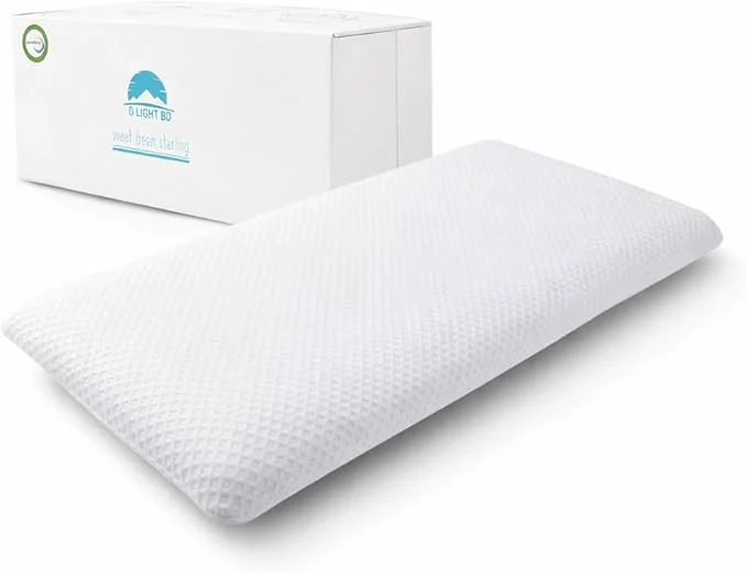 Elite DLIGHT BD Slim 3.2 Stomach Sleeping Memory Foam Pillow-Thin Soft Yet Unique