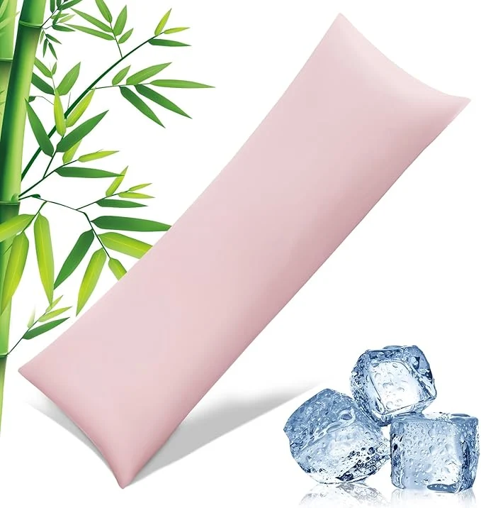 Verified Body Pillowcase with Zipper Cooling Viscose from Bamboo Zippered Pillowcases High-Performance
