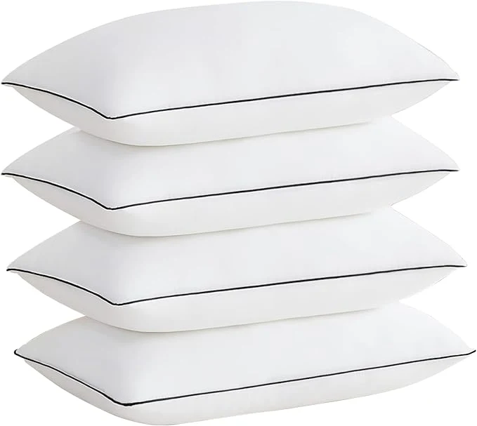 Organic Acanva Cooling Bed Pillows for Sleeping Luxury Hotel Quality 3D Microfiber Fine Crafted