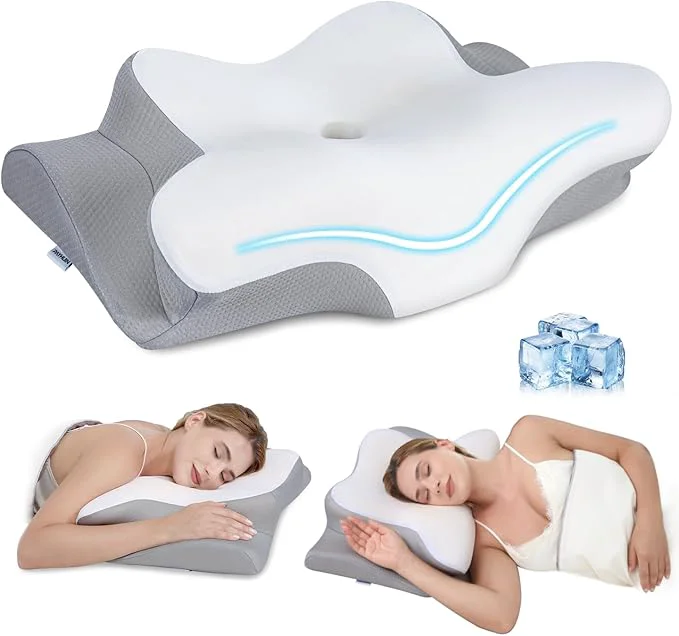 Lightweight Cervical Neck Pillow Memory Foam Pillows Powerful