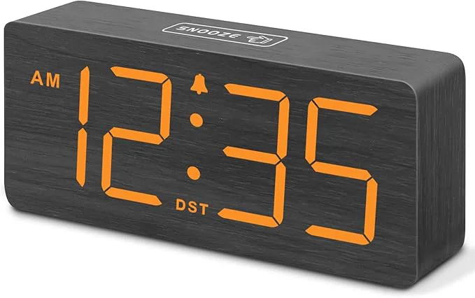 Healthy DreamSky Wooden Digital Alarm Clock High-Quality