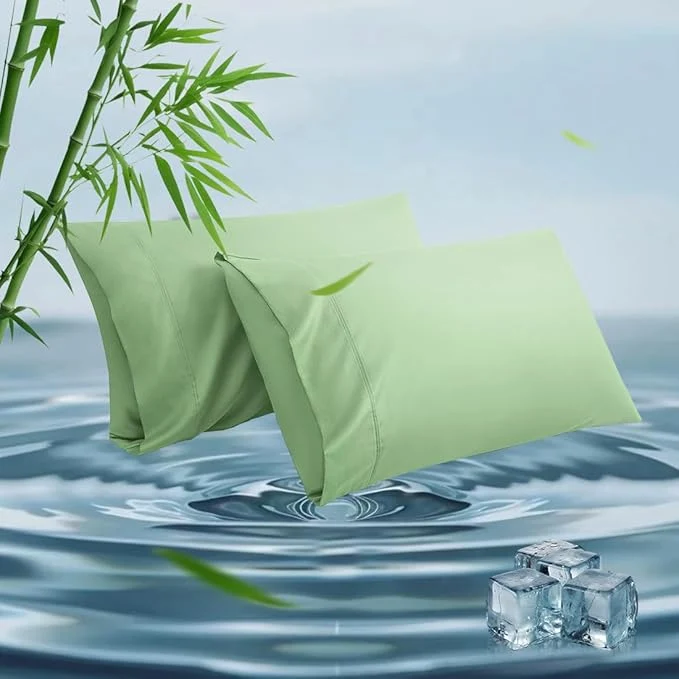 Next-Generation King Pillowcases Cooling Viscose from Bamboo Pillow Covers Specialty