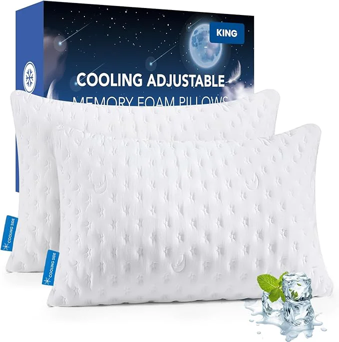 Verified KUCEY Cooling Side Sleeper Pillow Lightweight