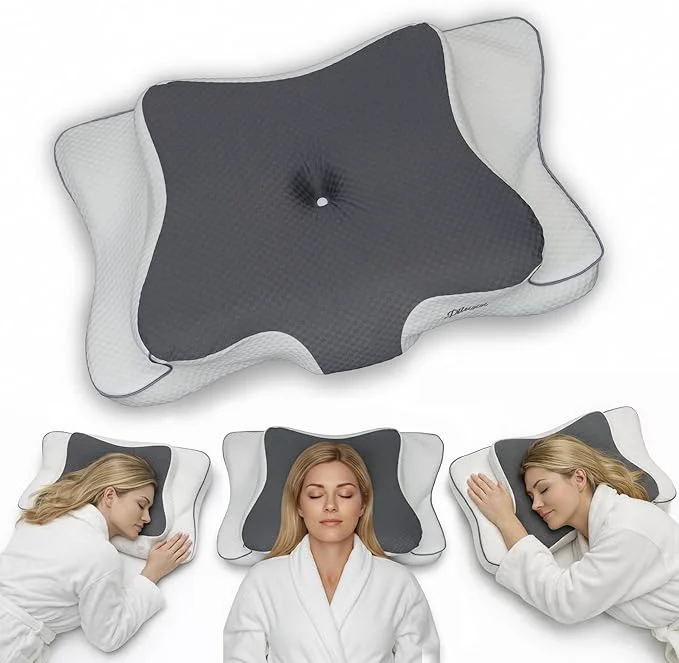 High-Grade Cervical Neck Pillow for Sleeping – Cooling Memory Foam Cervical Pillow for High-Quality