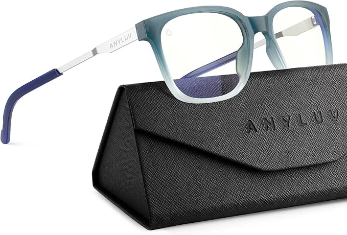 Top-Quality ANYLUV Blue Light Glasses for Men Lightweight Computer Gaming Glasses Luxury