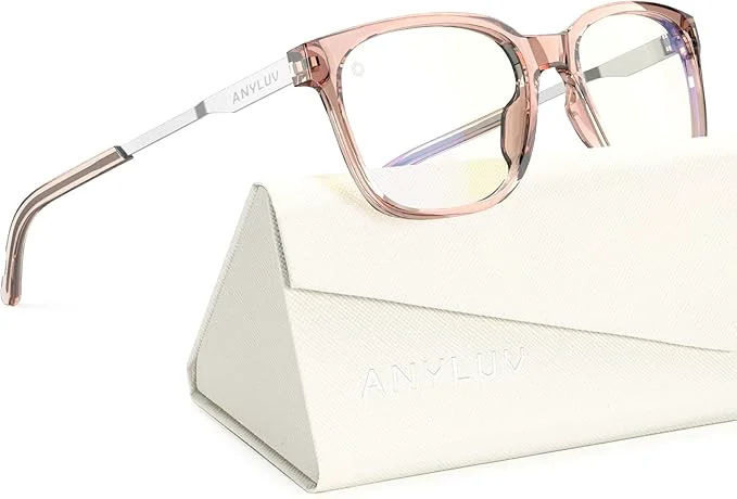 Eco-Friendly ANYLUV Blue Light Glasses for Men Lightweight Computer Gaming Glasses Practical