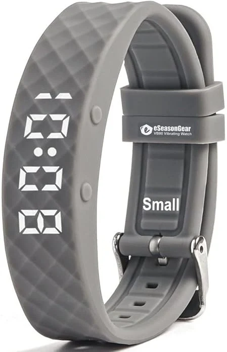 Functional VB80 12 Alarm Vibrating Watch Silent Vibration Shake Wake ADHD Medication High-Grade