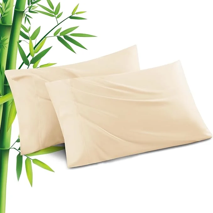 Innovative Pillowcases King Size 2 Pack Cooling Viscose from Bamboo Pillow Cases Convenient