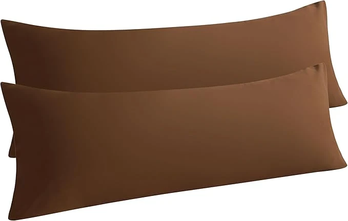 Sophisticated NTBAY 2 Pack Body Pillowcase 20×54 inches Microfiber Wrinkle- Minimalist