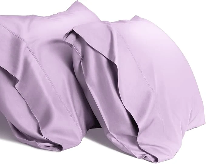 Fast WishSmile Cooling Queen Pillowcases Set of 2 Breathable Cool Silky Soft Rayon Crafted