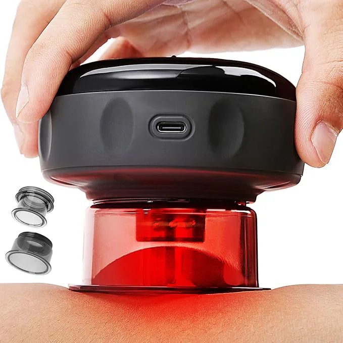 High-Performance UOTT 6-in-1 Smart Cupping Therapy Massager 20 Levels Heat Suction Electric Authentic