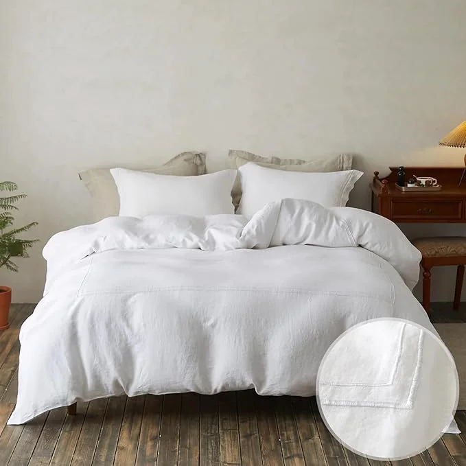 Trusted Simple Opulence Washed Linen Duvet Cover Set 78 x86 Specialty