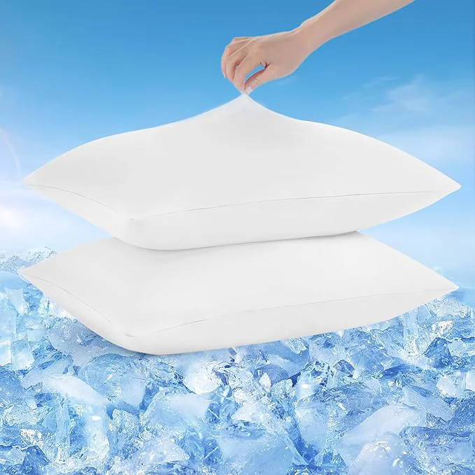 Verified Avolare Cooling Pillow Cases Queen Size Set of 2 Arc-Chill 3.0 Cool Pillowcases Eco-Friendly